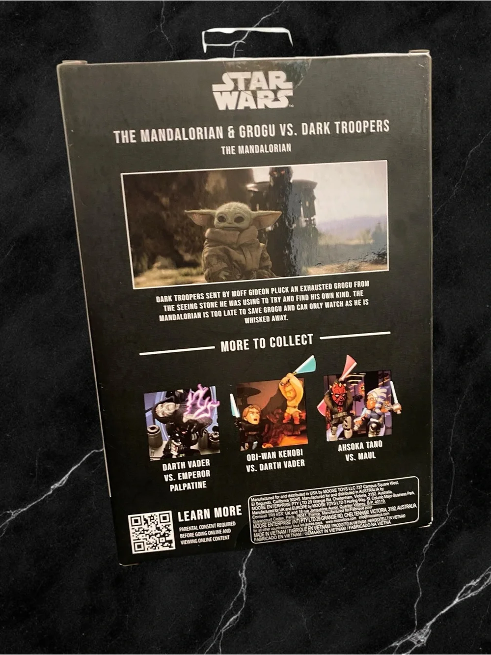 Star Wars SW06 The Mandalorian & Grogu vs. Dark Troopers - Black